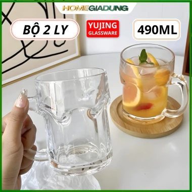 Combo 2 ly thủy tinh trắng cao cấp Yujing 490ml - Giá ưu đãi 149.000₫ 4