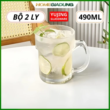 Combo 2 ly thủy tinh trắng cao cấp Yujing 490ml - Giá ưu đãi 149.000₫ 5
