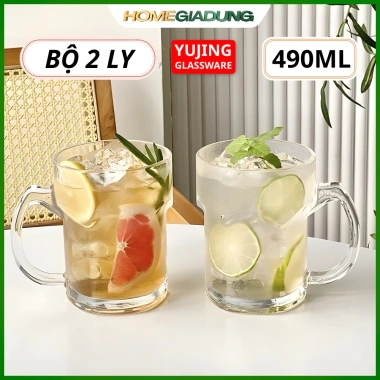 Combo 2 ly thủy tinh trắng cao cấp Yujing 490ml - Giá ưu đãi 149.000₫ 6