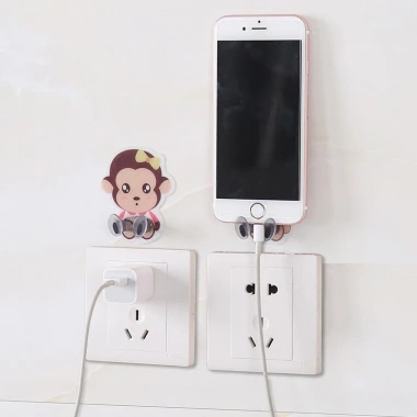 Combo 2 Móc Đôi Hình Thú Dán Tường Kẹp Dây, Phích Cắm, Kê Đỡ Sạc Điện Thoại - Đa Năng Giá 20.000 9
