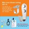 Combo 2 móc inox treo đồ đa năng gắn tường chắc chắn - Bắt vít, chỉ 11.000₫