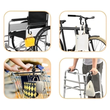 Combo 2 Móc Treo Đồ Gắn Càng Xe Đạp, Xe Máy, Xe Đạp Điện, Xe Đẩy - Giá 12.000₫ 4