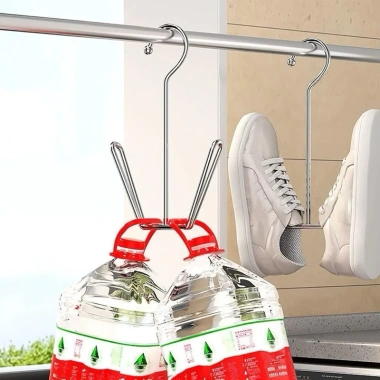 Combo 2 móc treo giày giữ form inox 304 móc phơi đa năng không gỉ siêu bền, giá chỉ 9.892 VND