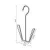 Combo 2 móc treo giày giữ form inox 304 móc phơi đa năng không gỉ siêu bền, giá chỉ 9.892 VND 5