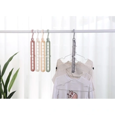 Combo 2 Móc Treo Quần Áo Đa Năng 9 Lỗ Gấp Gọn – Thu Gọn Tiện Lợi, Giá 7.499₫ 2