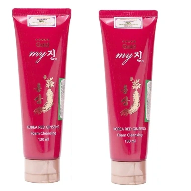 Combo 2 Món Tẩy Da Chết & Sữa Rửa Mặt Sâm Đỏ MY GOLD 130ml - Trắng Da, Xóa Nám Thâm 6