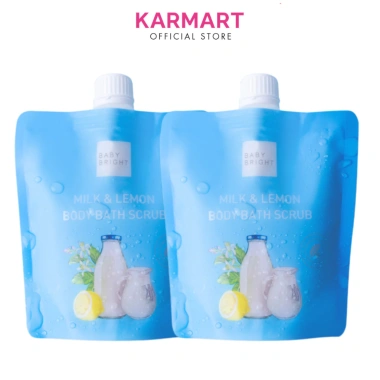 Combo 2 Muối Tẩy Da Chết Toàn Thân Sữa Bò & Chanh Baby Bright 250g - Giá chỉ 39.000₫