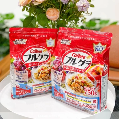 Combo 2 Ngũ Cốc Calbee Nhật Bản Ăn Kiêng Giảm Cân Đỏ Trắng - 355.000, Chính Hãng 4