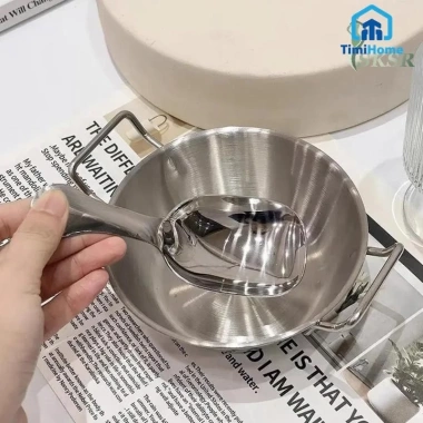Combo 2 Nồi Mini Inox Nấu Mì và Ăn - Phong Cách Hàn Quốc, Quai Chống Nóng, Giá 29.500 VND 6