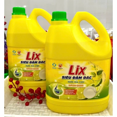Combo 2 Nước rửa chén LIX 3.5kg Chanh - Trà xanh kèm Bọt rửa tay On1 250ml, công thức sạch bọt mạnh, giá ưu đãi 160,200₫, tiết kiệm ngay 3