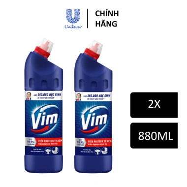 Combo 2 Nước Tẩy Bồn Cầu & Nhà Vệ Sinh Vim - Diệt 99,9% Vi Khuẩn, 78.000₫ 2 Combo 2 Nước Tẩy Bồn Cầu & Nhà Vệ Sinh Vim - Diệt 99,9% Vi Khuẩn, 78.000₫ 2