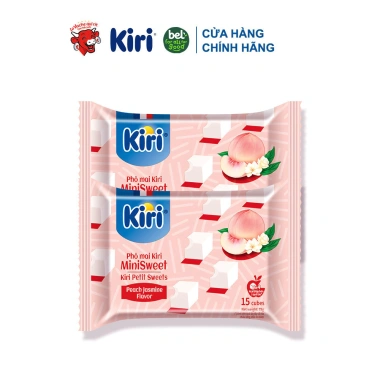 Combo 2 Phô mai Kiri vị đào hoa nhài 15C 78g - Giảm giá, chỉ 114.460₫ 2
