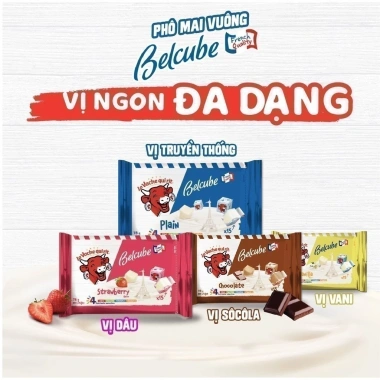 Combo 2 phô mai vuông Belcube 125g x15 vị sữa 24C - Giá chỉ 131.920 6 Combo 2 phô mai vuông Belcube 125g x15 vị sữa 24C - Giá chỉ 131.920 6