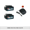 Combo 2 Pin 10Cell và 1 Sạc, Pin 21V Chân Pin Phổ Thông 4cm - Giá chỉ 188.000₫ 3