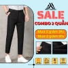 Combo 2 Quần Âu Nam Tuyết Mưa Vải Không Nhăn Không Xù Dáng Hàn Giá 199.333₫