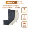 Combo 2 quần bảo hộ lao động - Quần túi hộp vải kaki 3/1, an toàn, bền bỉ, giảm giá 200.155 VND