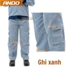 Combo 2 quần bảo hộ lao động - Quần túi hộp vải kaki 3/1, an toàn, bền bỉ, giảm giá 200.155 VND 4