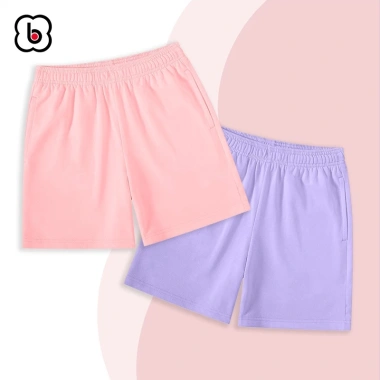 Combo 2 quần đùi bé gái BabyloveGO thun cotton mềm, túi tiện – 165.000₫ 3