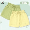 Combo 2 Quần đùi bé gái BabyloveGO - Vải đũi mềm, cạp chun giãn, túi, 99.000đ 2