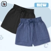 Combo 2 Quần đùi bé gái BabyloveGO - Vải đũi mềm, cạp chun giãn, túi, 99.000đ 6