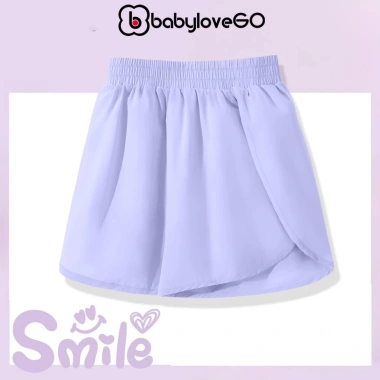 Combo 2 quần đùi gió bé gái BabyloveGO QG02 - Vải nhẹ, thoáng mát, thể thao, giá 89.000 4