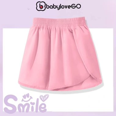 Combo 2 quần đùi gió bé gái BabyloveGO QG02 - Vải nhẹ, thoáng mát, thể thao, giá 89.000 5