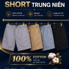 Combo 2 quần short kaki nam THÁI KHANG cotton dày mềm thoáng mát giá 235.800₫