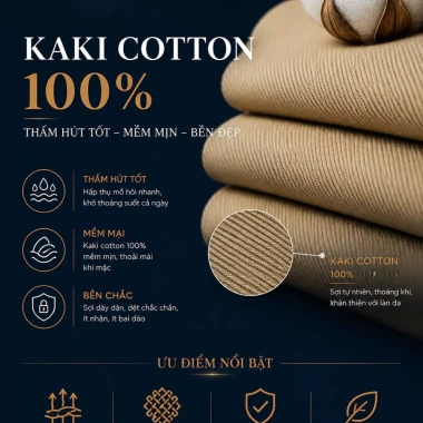 Combo 2 quần short kaki nam THÁI KHANG cotton dày mềm thoáng mát giá 235.800₫ 2