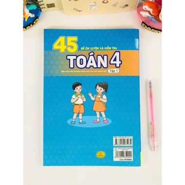 Combo 2 Sách 45 Đề Ôn Luyện và Kiểm Tra Toán 4 - GDPT mới, Giá ưu đãi 71.200 VND 8