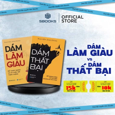 Combo 2 Sách Dám Làm Giàu và Dám Thất Bại - Sbooks Chính Hãng Giá Ưu Đãi 276.000₫