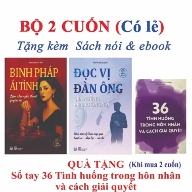 Combo 2 Sách Đọc Vị Đàn Ông + Bình Pháp Ái Tình - Giá ưu đãi 76.000₫