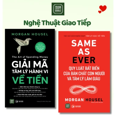 Combo 2 Sách Giải Mã Tâm Lý Tiền + Same As Ever - Giảm Giá Đặc Biệt 329.760₫ 2 Combo 2 Sách Giải Mã Tâm Lý Tiền + Same As Ever - Giảm Giá Đặc Biệt 329.760₫ 2