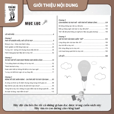 Combo 2 Sách Khai Mở Tư Duy và Tư Duy Nghịch - Tiên Phong Books Giá 96.000