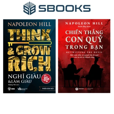 Combo 2 Sách Nghĩ Giàu Làm Giàu + Chiến Thắng Con Quỷ Trong Bạn - 150k SBOOKS