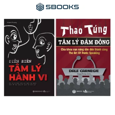 Combo 2 Sách Thao Túng Tâm Lý Đám Đông & Diễn Biến Tâm Lý Hành Vi - Giá 170k - SBOOKS
