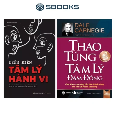 Combo 2 Sách Thao Túng Tâm Lý Đám Đông & Diễn Biến Tâm Lý Hành Vi - Giá 170k - SBOOKS 2 Combo 2 Sách Thao Túng Tâm Lý Đám Đông & Diễn Biến Tâm Lý Hành Vi - Giá 170k - SBOOKS 2