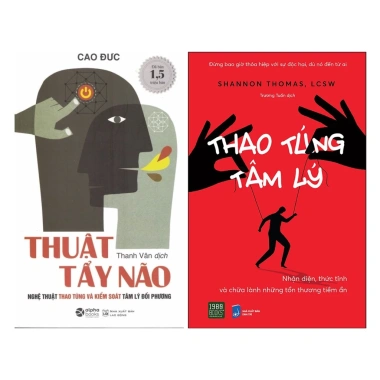 Combo 2 Sách Thuật Tẩy Não và Thao Túng Tâm Lý - Giá ưu đãi, nâng cao hiểu biết