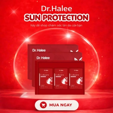 Combo 2 Set Collagen Lựu Đỏ Curcumin Dr.Halee 6 Hộp - Da Căng Mướt, Trắng Hồng, Giá Ưu Đãi 1.6 Triệu