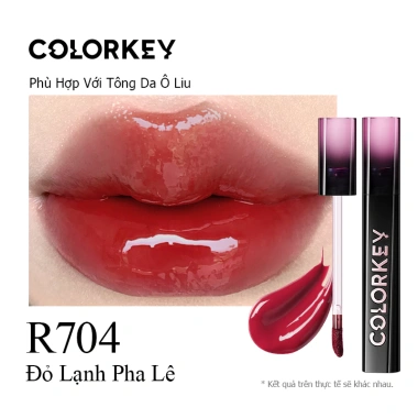 Combo 2 Son Môi Gương Bóng ColorKey - Căng Bóng, Đôi Môi Đầy Đặn, Quyến Rũ 2.5g