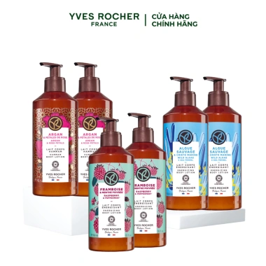 Combo 2 sữa dưỡng thể thiên nhiên Yves Rocher 390ml: Giá ưu đãi 527.000₫, dưỡng ẩm sâu, hương thơm nhẹ nhàng 2 Combo 2 sữa dưỡng thể thiên nhiên Yves Rocher 390ml: Giá ưu đãi 527.000₫, dưỡng ẩm sâu, hương thơm nhẹ nhàng 2