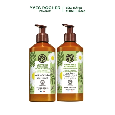 Combo 2 sữa dưỡng thể thiên nhiên Yves Rocher 390ml: Giá ưu đãi 527.000₫, dưỡng ẩm sâu, hương thơm nhẹ nhàng