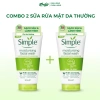 Combo 2 sữa rửa mặt Simple da dầu mụn - làm sạch dầu nhờn, dưỡng ẩm, da mềm mịn 10