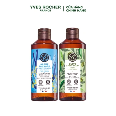 Combo 2 sữa tắm gel Yves Rocher 400ml hương oliu và biển - Giá ưu đãi 510.000đ