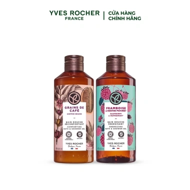 Combo 2 sữa tắm Yves Rocher 400ml - hương mâm xôi đỏ, đa mùi, chỉ 510.000 VND