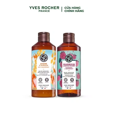 Combo 2 sữa tắm Yves Rocher 400ml - hương mâm xôi đỏ, đa mùi, chỉ 510.000 VND