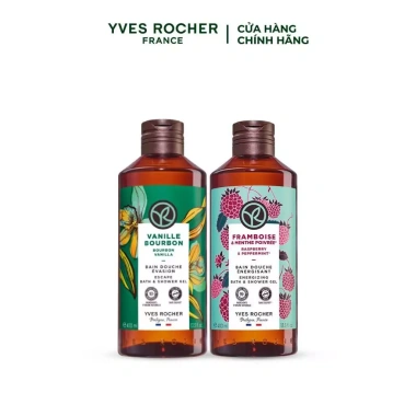 Combo 2 sữa tắm Yves Rocher 400ml - hương mâm xôi đỏ, đa mùi, chỉ 510.000 VND