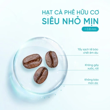 Combo 2 tặng 1 Tẩy da chết Cà phê Viora 30 - 2in1 Da sạch mướt, sáng mịn ngay 3