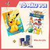 Combo 2 Tập Tranh Tô Màu Pokemon & Pikachu - Đồ Chơi Thủ Công Bé, 76.800₫ 2