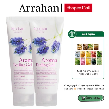 Combo 2 Tẩy Da Chết Arrahan Aroma Peeling Gel Hàn Quốc 180ml Lavender 165k