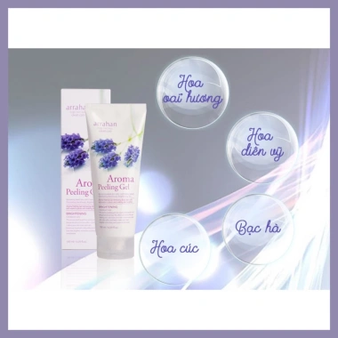Combo 2 Tẩy Da Chết Arrahan Aroma Peeling Gel Hàn Quốc 180ml Lavender 165k